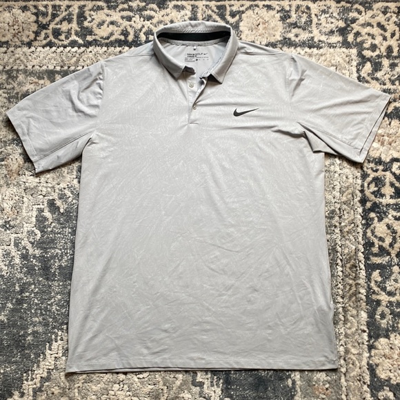 Nike Golf Dri-Fit XL Grey Polo - Picture 1 of 3